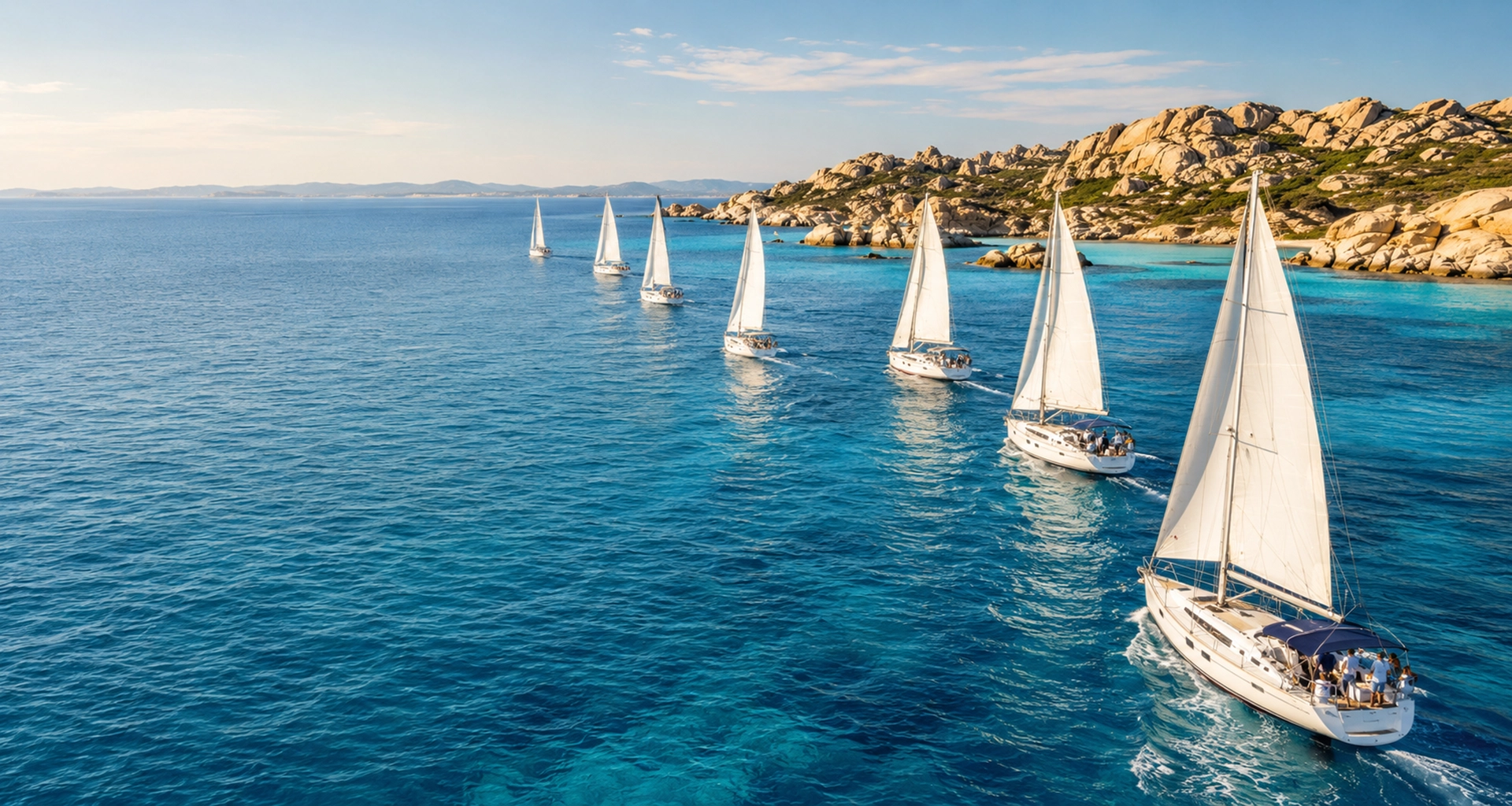 Esperienze Incentive barche a Vela con Happy Tour in Sardinia