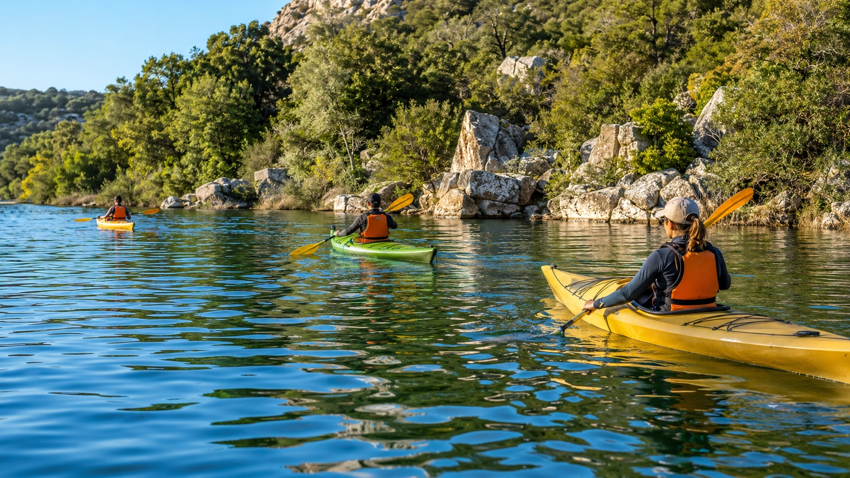 Vogare in canoa nei fiumi della Sardegna